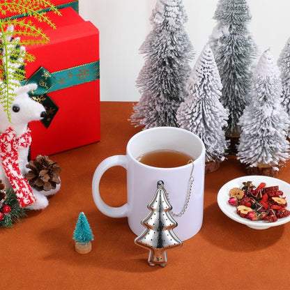 Abaodam Stainless Steel Tea Infuser Tree Shape 6-Pack Loose Leaf Tea Strainers Filters for Home Office Brewing Accessories