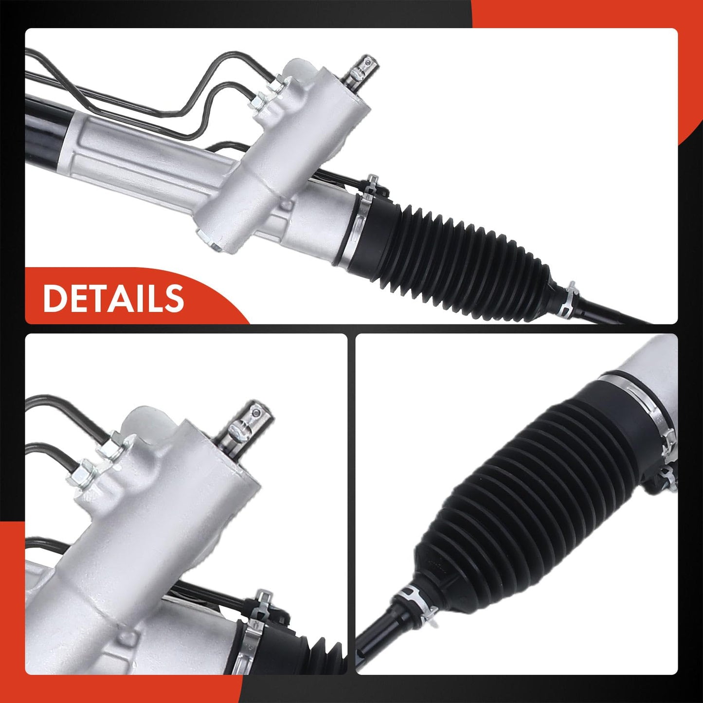 A-Premium - Hydraulic Power Steering Rack and Pinion Compatible with Chevrolet Malibu 2006-2012 & Pontiac G6 2006-2010 & Saturn Aura 2007-2009