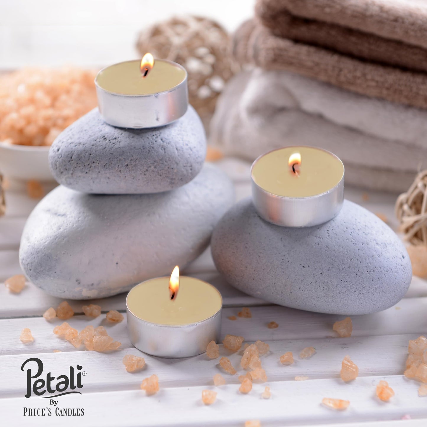 Price's Petali Range 90 Mix Bundle Scented Tea Lights Candle for Home & Events | 4 Hour Burn Time Scented Candles for All Occasions | Long Burning Tealights Gifts for Women & Men