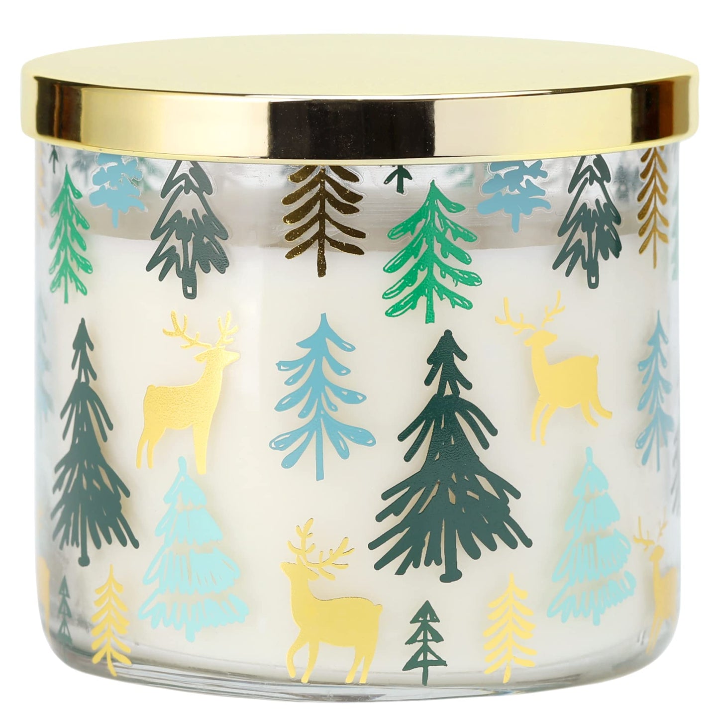 Christmas Candle, Pine Scented Candle, Christmas Tree Scented Candle, Winter Candle, Large 3 Wicks Candle, 14oz