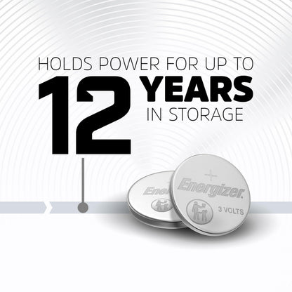 Energizer 2032 Batteries (4 Pack), 3V Lithium Coin Batteries