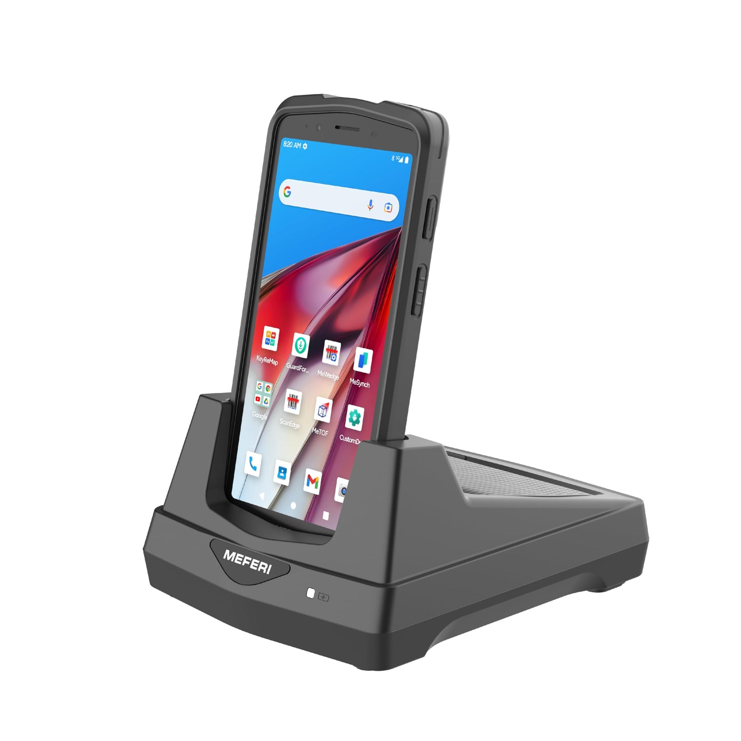 MEFERI ME61 Android Barcode Scanner with Pistol Grip and Charging Cradle, Equip SE4710 Scan Engine, PDA Handheld Mobile Computer, 1D 2D QR, Wi-Fi 4G BT GPS NFC, 6" Full-Screen, PDA for WMS
