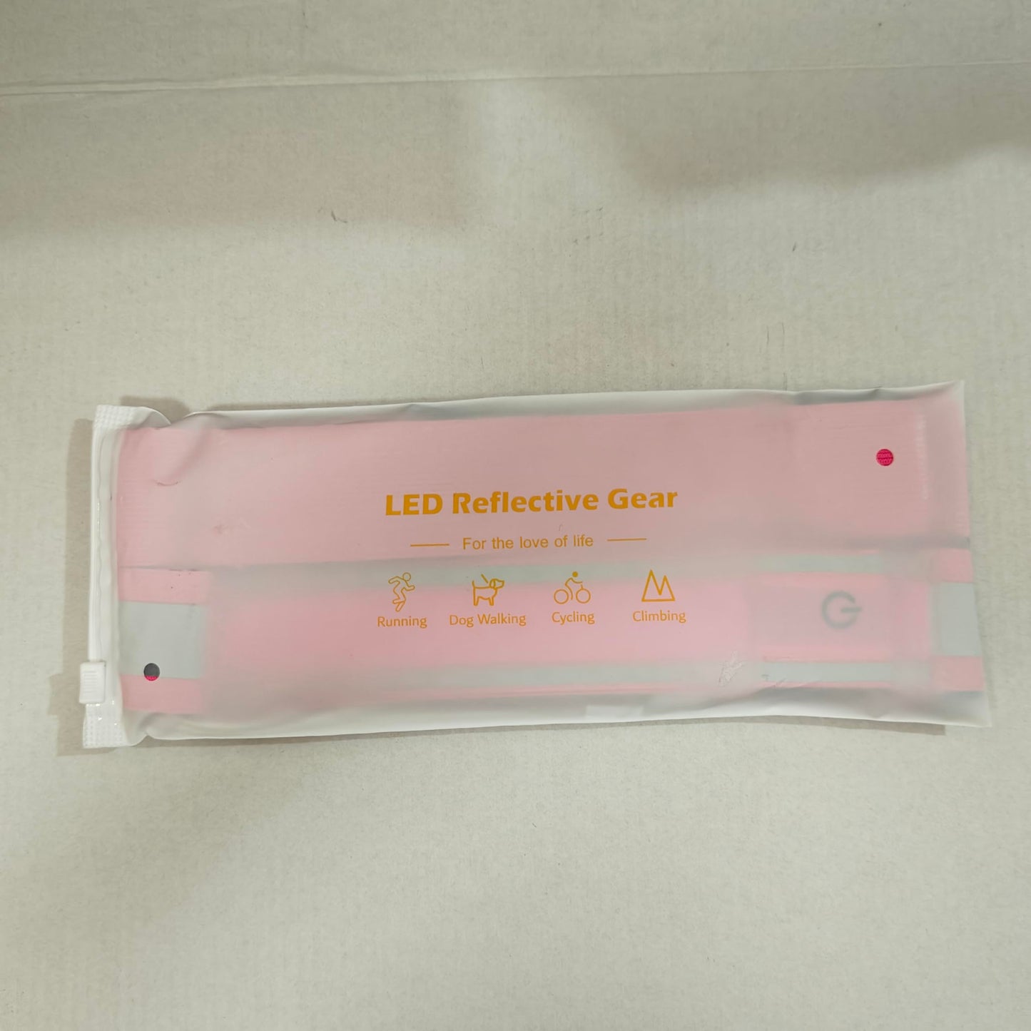 Ylzzrs LED Reflective Belt Sash Walking Gear,Safety Lights for Walkers at Night,High Visibility Safety Rechargeable Reflective Running Gear for Men Women Kids Night Dog Walking Gear