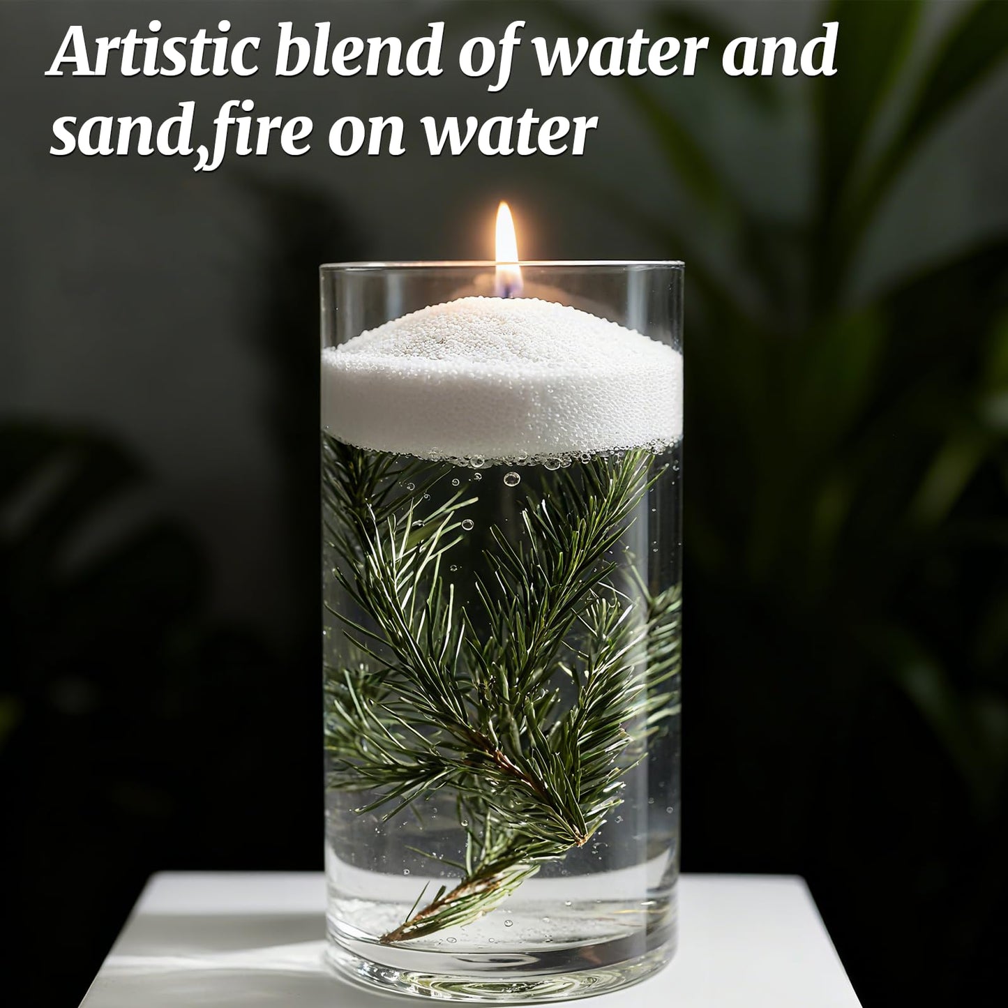 Pearled Candles Sand and 30 Wicks 18 Oz - Refillable Vanilla Scented Pearled Candle Non Toxic Luxury Long Lasting up to 120 Hours-Natural Pearl Powder Wax Sand Candle Beads Kit for DIY Candles Making