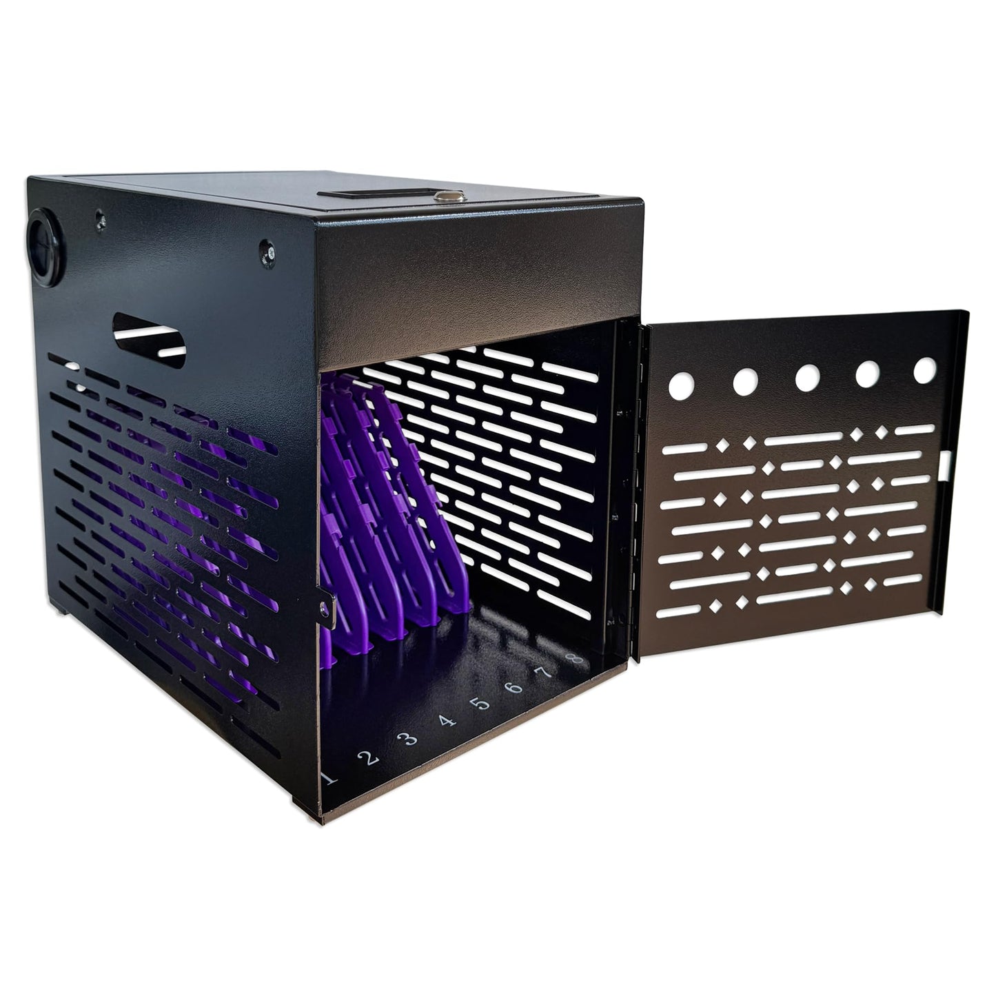 Powervize 8-Device Charging Cabinet for Chromebooks, iPads & Tablets
