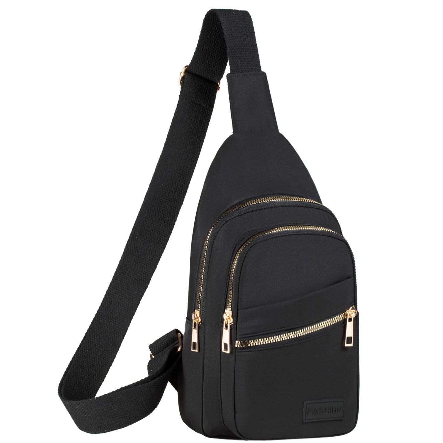 Cross Body Bag Sling Backpack Fanny Pack Small Crossbody Bags for Women Trendy - Black