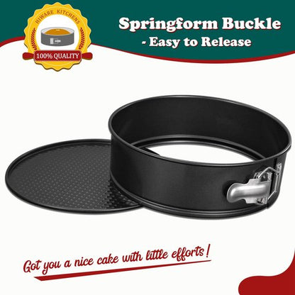 HIWARE 6 Inch Non-stick Springform Pan with Removable Bottom - Leakproof Cheesecake Pan, Compatible with 3 Qt Instant Pot