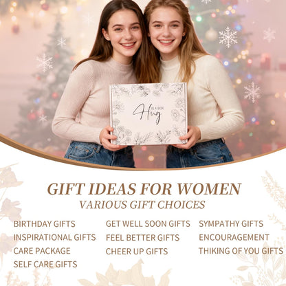 Get Well Gifts for Women, Self Care Gift Basket, Thinking of You Care Package, Surgery Recovery Gifts, Encouragement Birthday Mother's Day Gift Box with Blanket Mug Candle Bomb for Mom Sisters Friends
