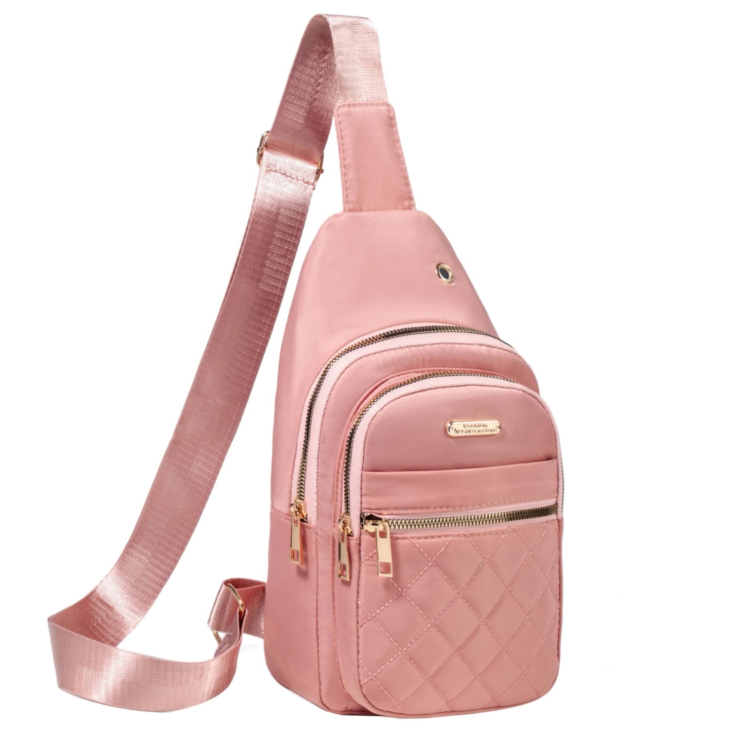 Small Sling Backpack Crossbody Sling Bag for Women, Chest Bag Daypack Fanny Pack Cross Body Bag for Outdoors Hiking Traveling - Black