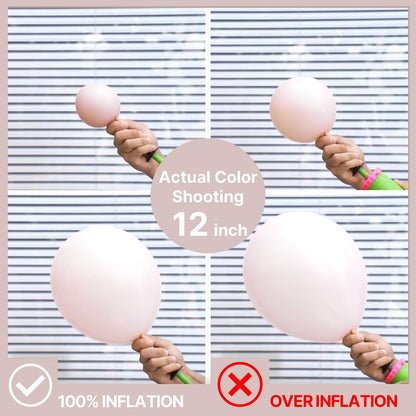 PartyWoo Beige Balloons 101pcs 12 Inch Boho Cream Ivory Neutral White Latex Balloons for Graduation Wedding Anniversary Engagement Bridal Shower Baby Shower Birthday Party Decorations White-F60