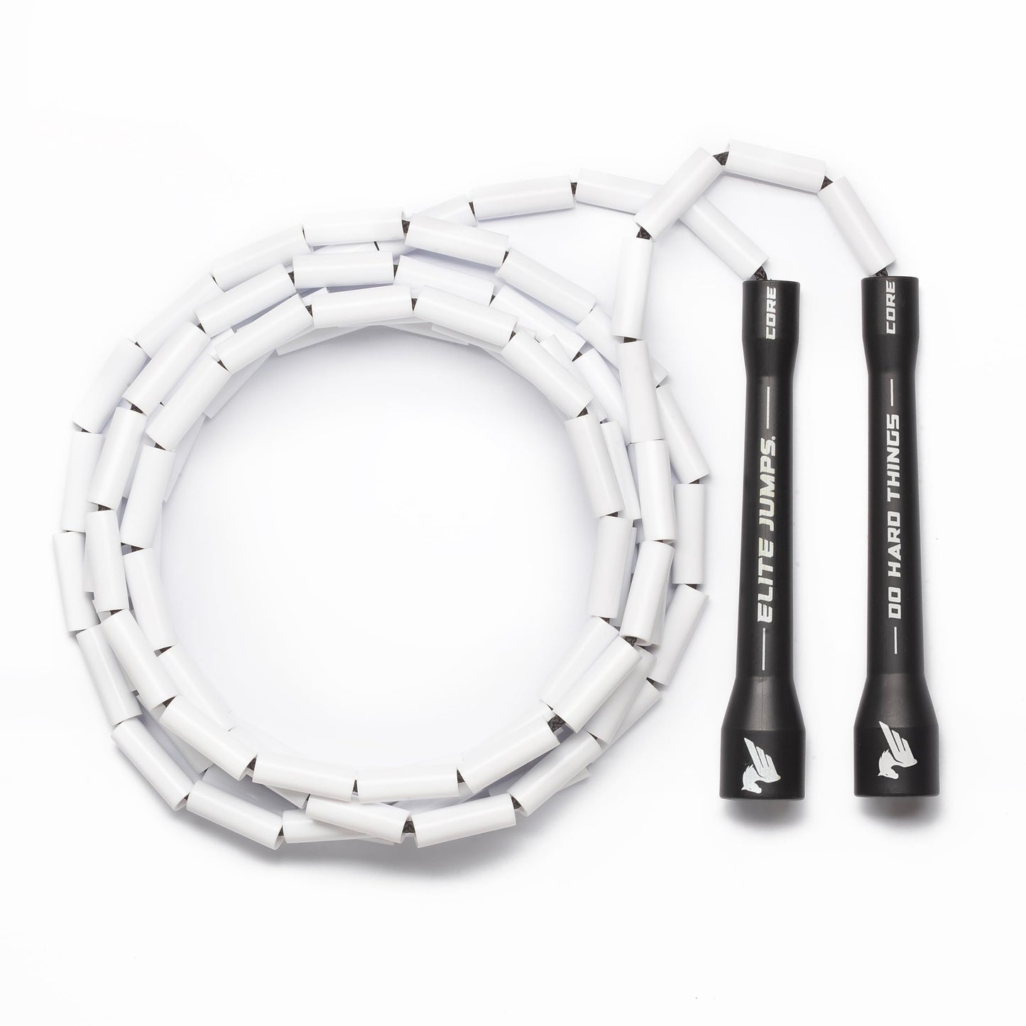 Elite Jumps - Do Hard Things 1” Beaded Jump Ropes - Strong & Durable Materials - Resize & Adjust - Fitness & Cardio Training - Improve Rhythm, Speed, Agility