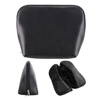 dadop Travel Makeup & Toiletry Bag, Large Waterproof Cosmetic Bag Organizer With 28 Pocket & Adjustable Compartments & 4 Brush Holders