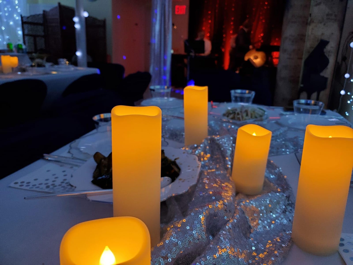 YIWER Plastic Waterproof Flameless Candles Set of 24: Battery Operated Candles Ivory Flickering Pillar Candles Include 4"/5"/6"/7" with 10-Key Remote 2/4/6/8H Timer Function
