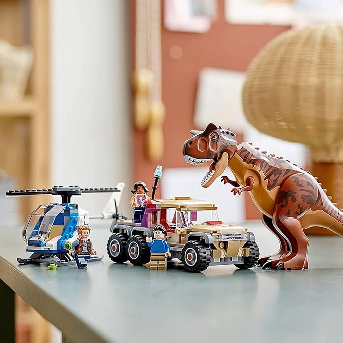 LEGO Jurassic World Carnotaurus Dinosaur Chase 76941 Building Kit Fun Toy Playset for Creative Kids New 2021 (240 Pieces)