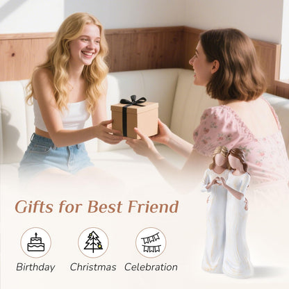 Storieme Sister Figurines - Best Friends Gifts for Women, Bestie Friendship Christmas & Birthday Gift