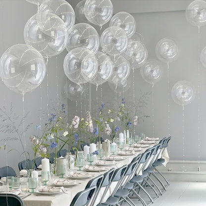 Clear Balloons 12 inch, Transparent Latex Balloons 50pcs Party Balloon for Baby Shower Wedding Bridal Shower Birthday Party Decorations