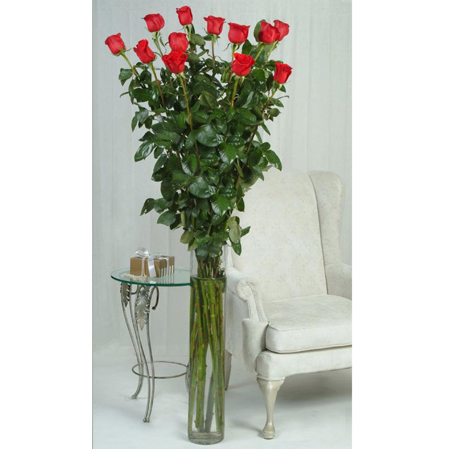 WGVI Quality Thick Weighted Tall Clear Cylinder Glass Vases, 4" W x 18" H, Flower Arrangement Floating Candle Holders Wedding Centerpieces Event Floral Container Artistic Display Home Decor, 1 Piece