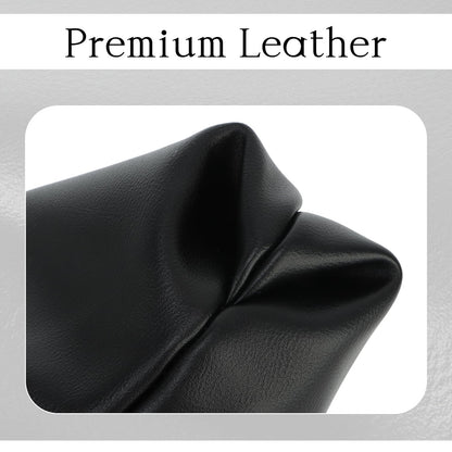 Oweisong Soft Leather Clutch Purse for Women Silver Cloud Evening Handbag Ruched Dumpling Bag for Vacation Party