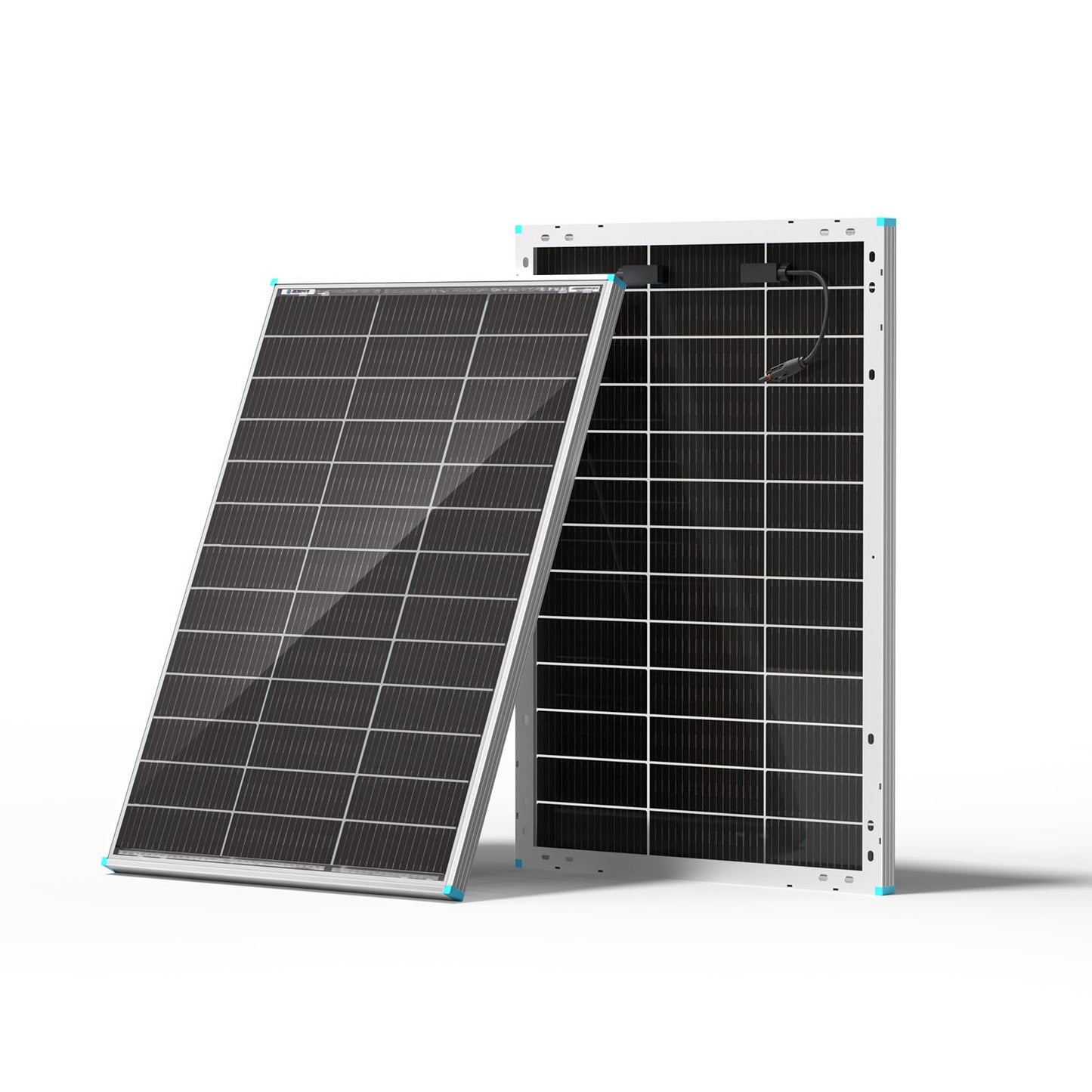Renogy Bifacial Solar Panel 100W N-Type 16BB, 100 Watt Solar Panel with 25% High-Efficiency Solar Cell, Double-Side PV Module for RV Marine Rooftop Farm Battery and Other Off-Grid Applications