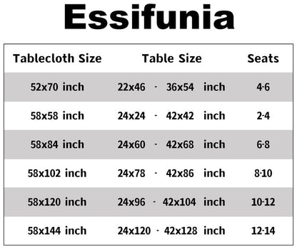 Essifunia Waterproof Colorful Chequer Tablecloth Fabric - Spring Oblong 52x70 Inch Classic Buffalo Tartan Festive Table Cloth for Indoor Use - Easter Sunday for Dinner, BBQs, and Parties