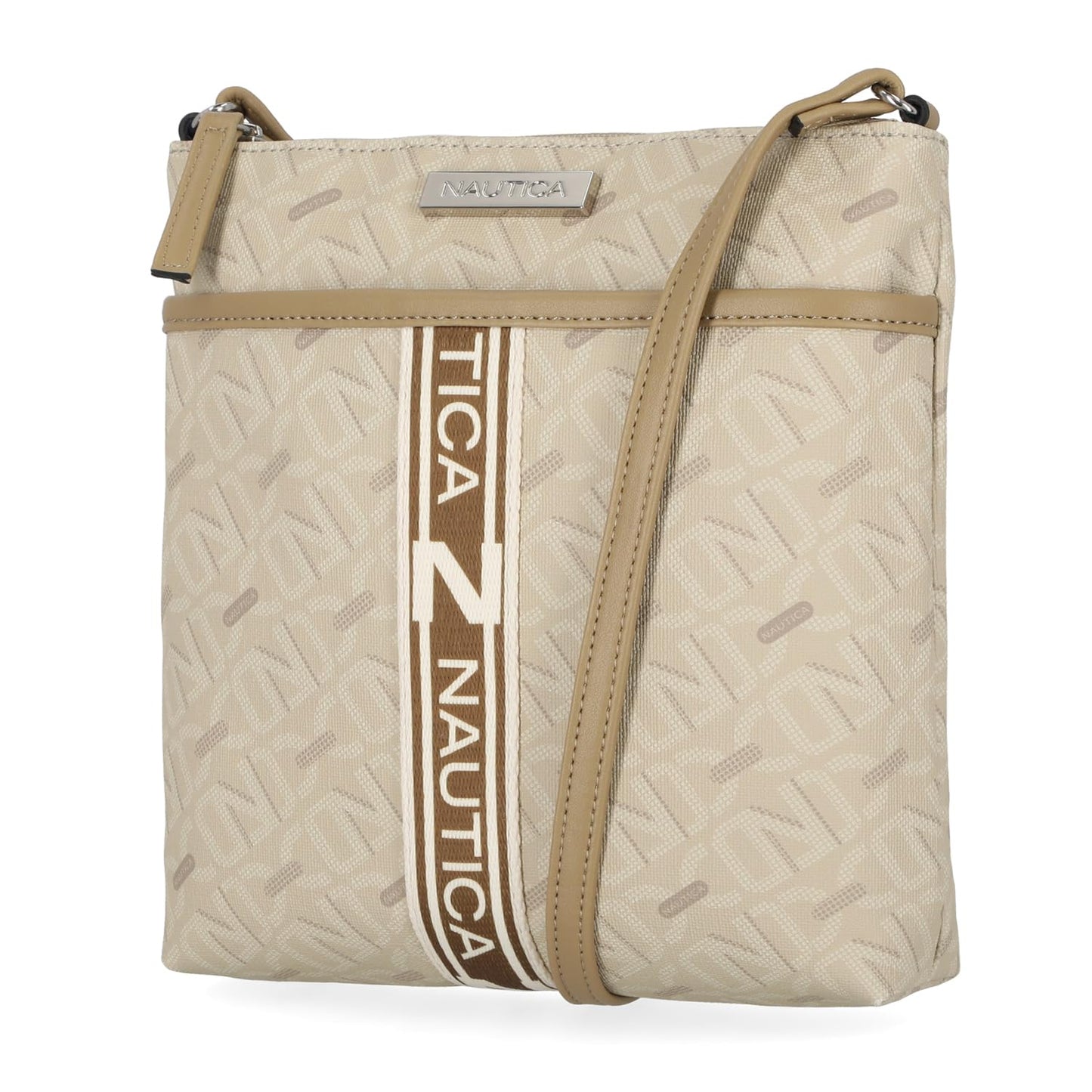 Nautica Lakeside Signature Jaquard North South Crossbody Bag