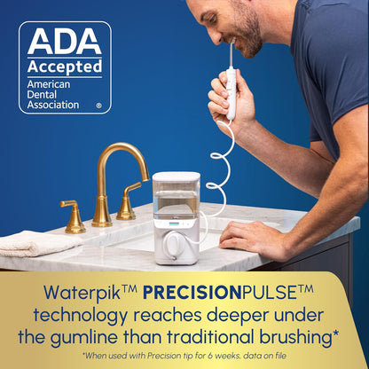 Waterpik Promax Water Flosser - SmartAdvance Mode for Optimal Gum Health | Quiet Design, 10 Settings, 5 Tips