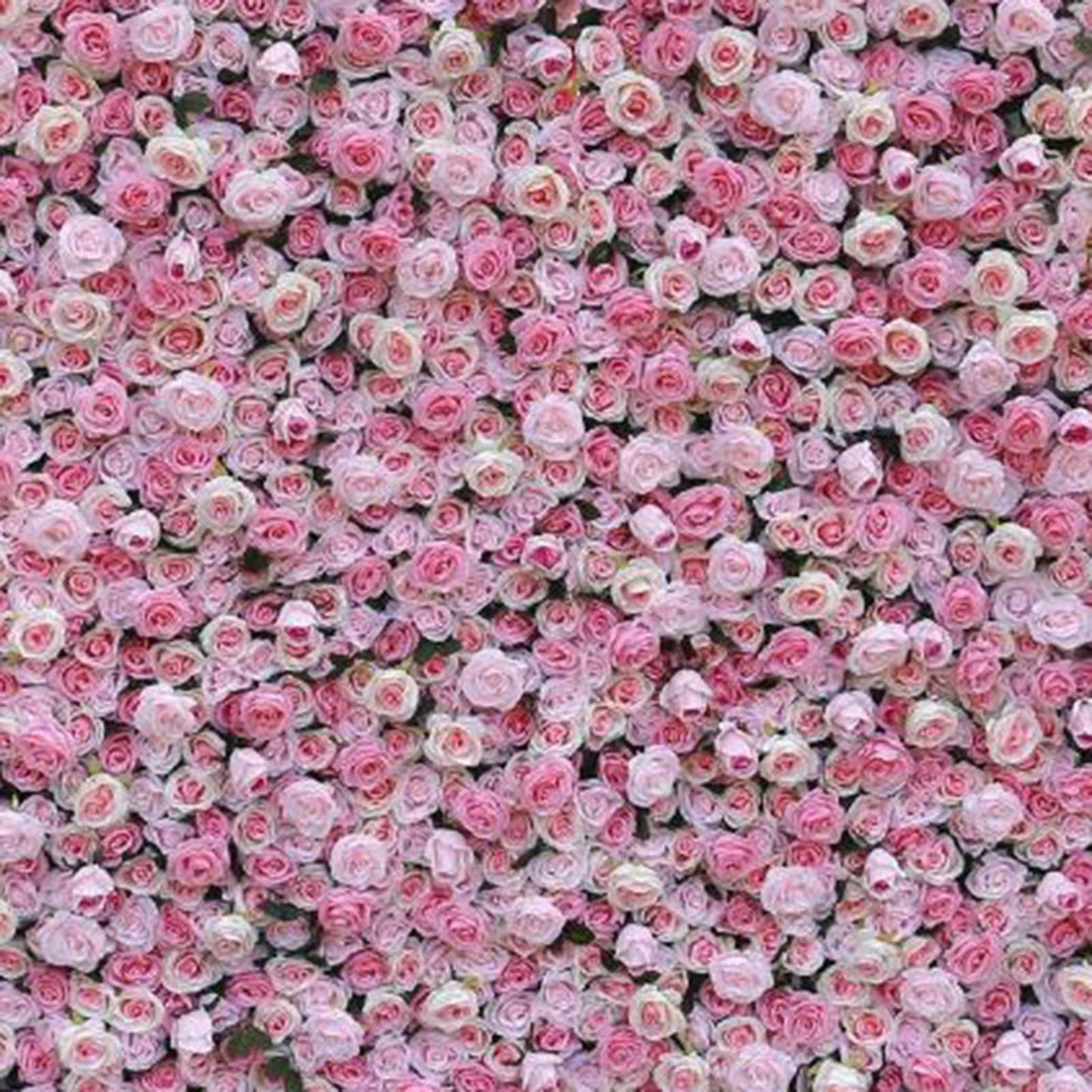 Handmade Deep Pink Flowers Rose Wall Large Artificial Flower Wall Backdrop Panels,Rose Wedding Backdrop 3D Floral Wall Fabric Flower Wall For Party Baby Shower Bridal Wedding ,3m*3m/10*10FT