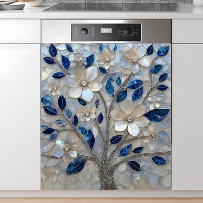AOHMPT Dishwasher Magnet Sticker Cover Panel Decal Refrigerator Magnetic Sticker Decorative for Kitchen Decoration,Fridge Door Cover, Appliances Stickers 23"x26"
