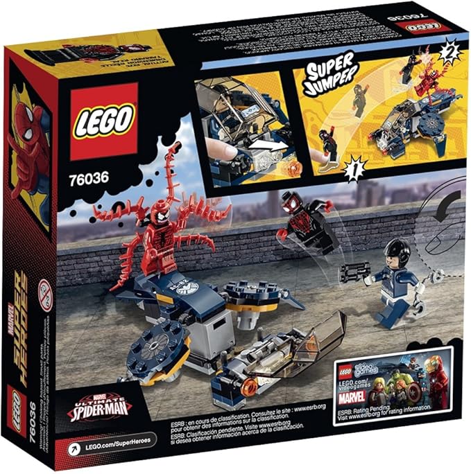 LEGO Super Heroes 76036 Carnage's Shield Sky Attack Building Kit