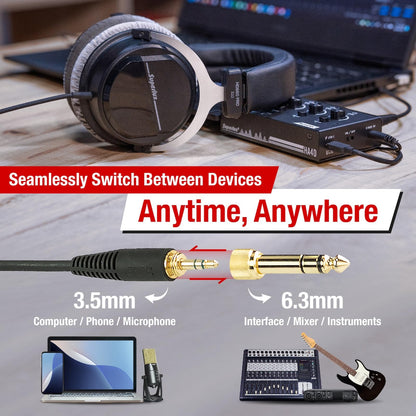 Superlux HD 660PRO, 32 ohms, Studio Recording Headphones Wired, Professional Closed-Back Headphone with 40mm Neodymium Drivers and Solid Bass, 3.5/6.3mm Jack Adapter for Tablets, Laptops, Computer