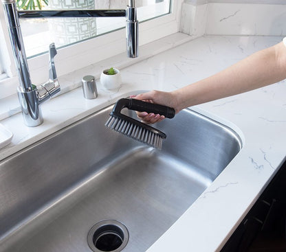 Clean Mode Heavy Duty Scrub Brush, Black