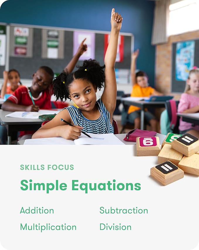 SimplyFun Sumology Math Game - One of The Most Fun Math Games for Kids Ages 8-12 - Practice Addition Subtraction Multiplication and Division - 2 or More Players or Play in Teams!