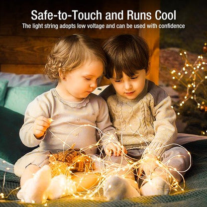 Fairdeer 30 Pack Fairy Lights Battery Operated - 7ft 20 Led Twinkle Lights 3 Modes, Bulk Mini String Lights Waterproof for Mason Jars Vases DIY Party Wedding Decoration Christmas -Warm White