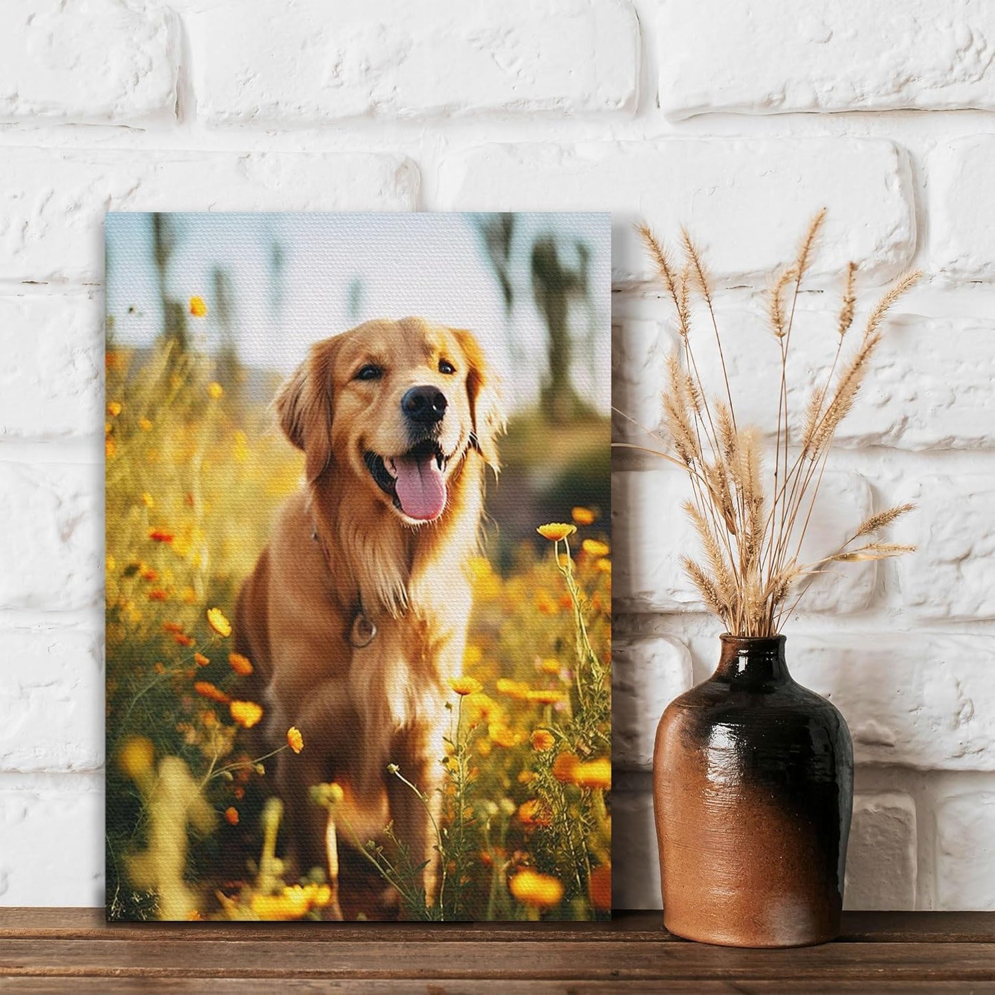 Specpix Custom Canvas Prints - Personalized Wall Art for Family, Pets & Couples | 24x32" Framed