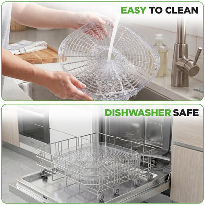 Nutrichef Food Dehydrator Machine | Dehydrates Beef Jerky, Meat, Food, Fruit, Vegetables & Dog Treats | Great For At Home Use | High-Heat Circulation for Even Dehydration | 5 Easy to Clean Trays
