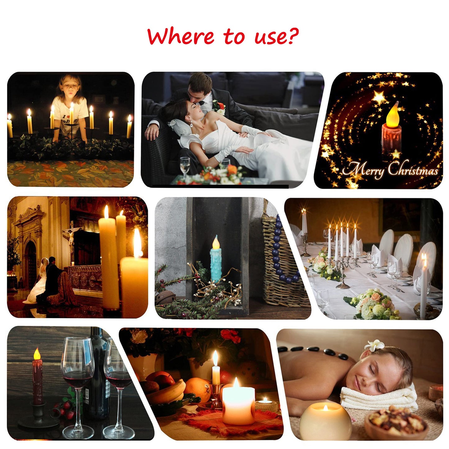 CVHOMEDECO. Real Wax Hand Dipped Battery Operated LED Timer Taper Candles Rustic Primitive Flameless Lights Decor, 4-3/4 Inch, Teal, 6 PCS in a Package