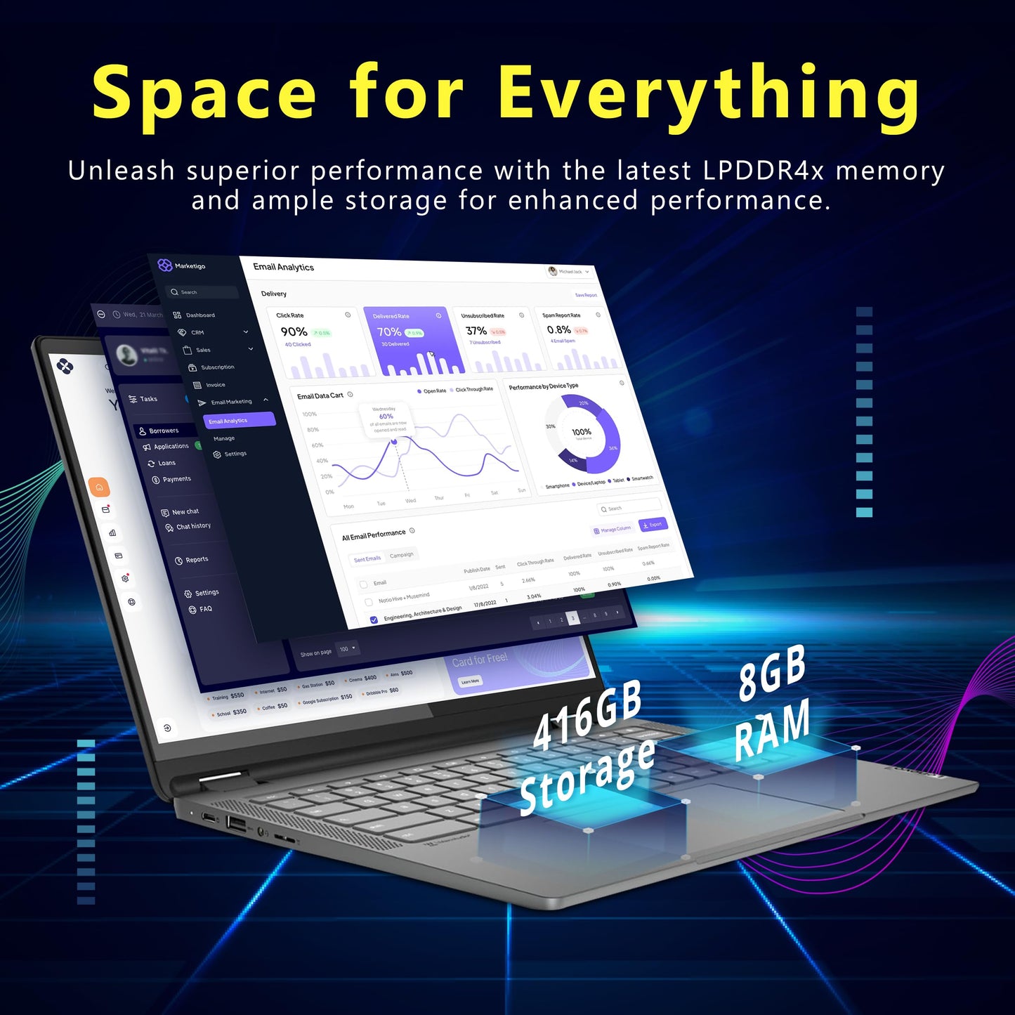 Lenovo Flex 5i Chromebook Plus 14" WUXGA Touchscreen 2-in-1 Laptop, Intel Core i5-1334U, 8GB LPDDR4x, 416GB Storage (256GB SSD&160GB Docking Station), Backlit Keyboard, FHD Camera, Chrome OS, Gray