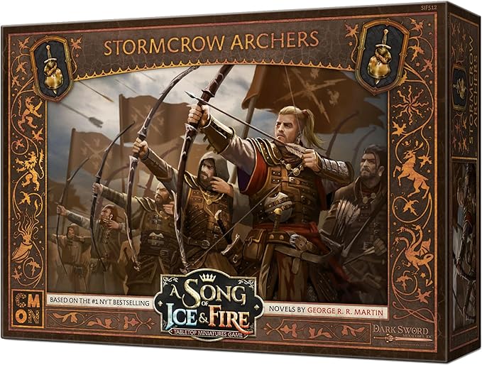 A Song of Ice and Fire Tabletop Miniatures Game Stormcrow Archers Unit Box (Multilingual Edition) - Strategy Game for Adults Ages 14+ 2+ Players 45-60 Minute Playtime Made by CMON