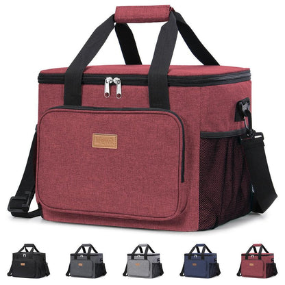 Lifewit Large Lunch Bag, Insulated Lunch Box, Soft Cooler Cooling Tote for Adult Men Women, Burgundy 40-Can (24L)