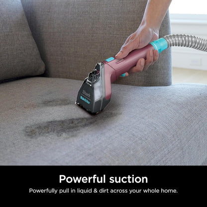 Shark Carpet Cleaner Machine - Portable Upholstery Stain Remover with 2 Solutions & 3 Tools | Ideal for Pet Hair, Burgundy
