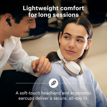 Sennheiser ACCENTUM Wireless Bluetooth Headphones Noise Cancelling - Up to 50HR Playtime, Hybrid Noise Cancelling (ANC), All-Day Comfort, Bluetooth Over Ear Headphones for School, Traveling, Black