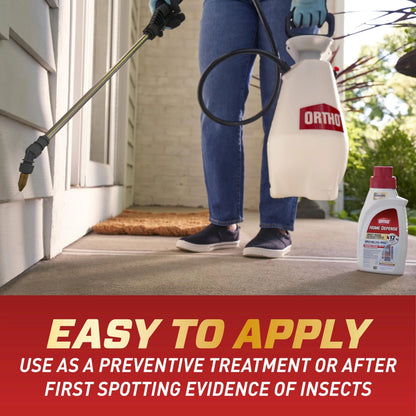 Ortho Home Defense Insect Killer for Indoor and Perimeter Concentrate, Kills Ants, Cockroaches and Spiders, 32 oz.
