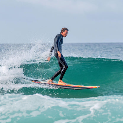 Fender x Wavestorm Collaboration 8ft Surfboard | Graphic top Deck with high Density Slick Bottom | for Kids and Adults | Foam Construction with Accessories | Leg Leash and Fin Set Included