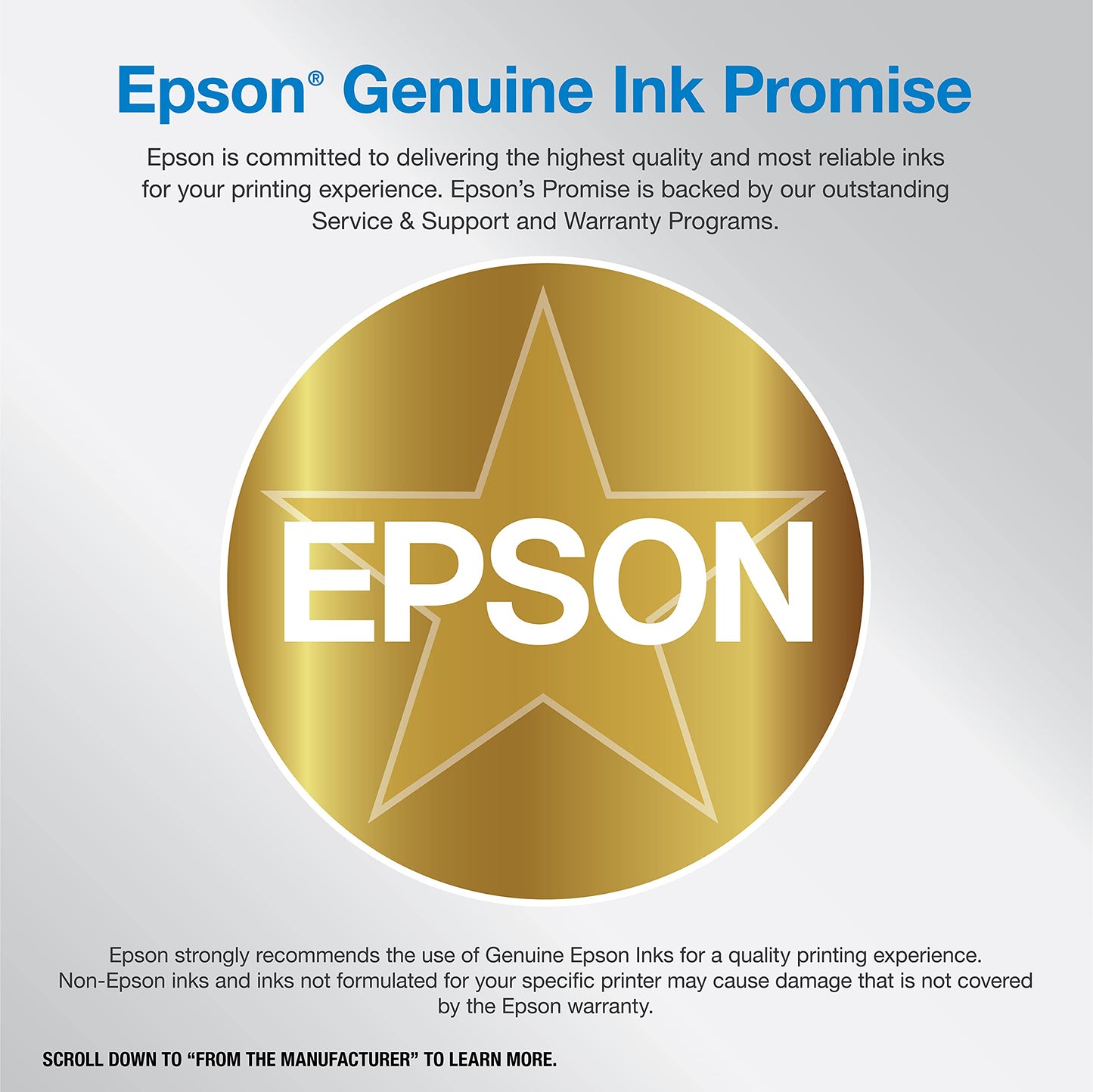 Epson EcoTank Photo ET-8500 Wireless Color All-in-One Supertank Printer with Scanner Copier, Ethernet and 4.3-inch Colorfull Touchscreen - White