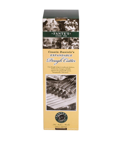 Fantes Expandable 5-Wheel Stainless Steel Dough Cutter, The Italian Market Original since 1906