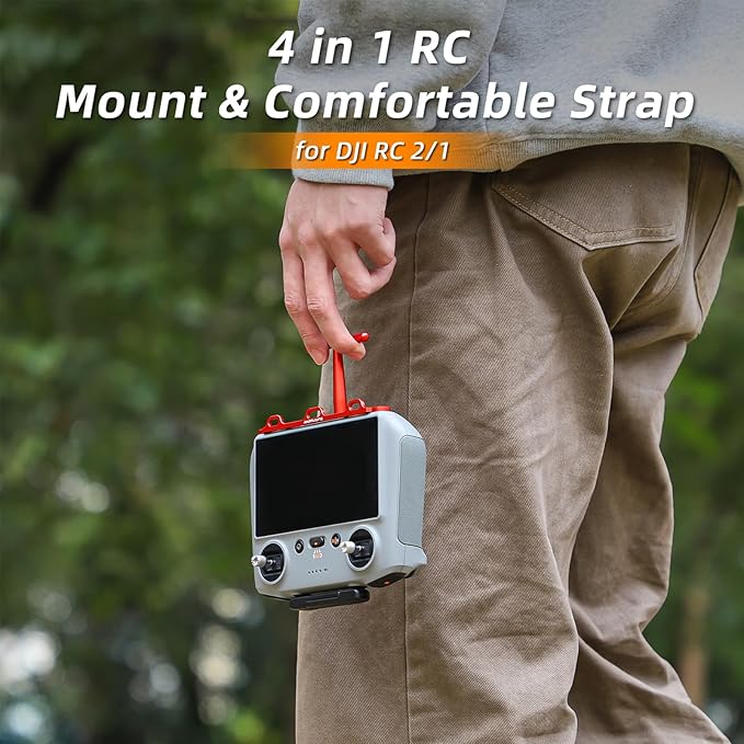 for DJI Remote Controller Bracket with Controller Lanyard Neck Strap 3 Hook Aluminum Alloy Bracket for DJI Flip Mini 4 Pro Air 3 Mini 3 Pro Mavic 3 Pro Accessories For Dji Rc/Rc 2