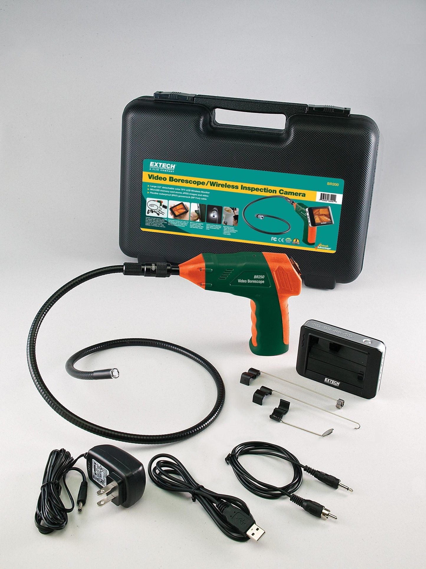 Extech BR250 Video Borescope/Wireless Inspection Camera