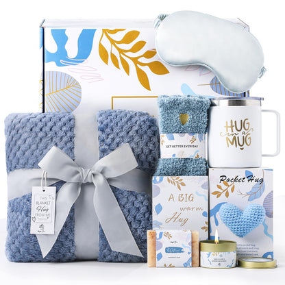 Get Well Gifts for Women Chemo Cancer Care Package Gift Baskets after Surgery Recovery Self Care Gifts Thinking of You Feel Better Set for Sick Friends Wellness Comfort Box Easter Basket Stuffers