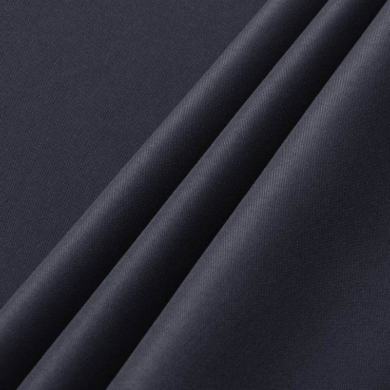 sancua 2 Pack Dark Grey Tablecloth 60 x 102 Inch, Rectangle 6 Feet Table Cloth - Stain and Wrinkle Resistant Washable Polyester Table Cover for Dining Tables, Buffet Parties and Camping