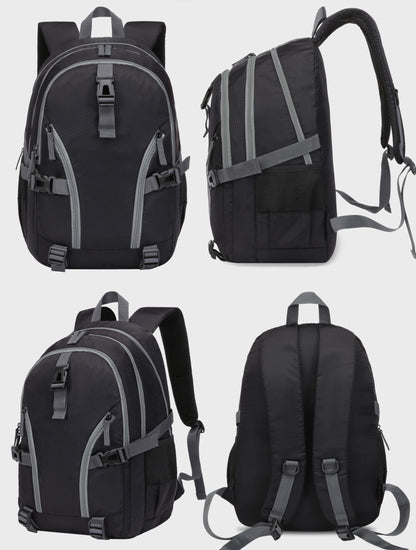 BLUEFAIRY High School Backpack for Girls Boys Middle School Bookbag for Kids Back to School Bag for College with Large Compartment Casual Daypack Mochilas para Niñas Adolescentes 18" Black
